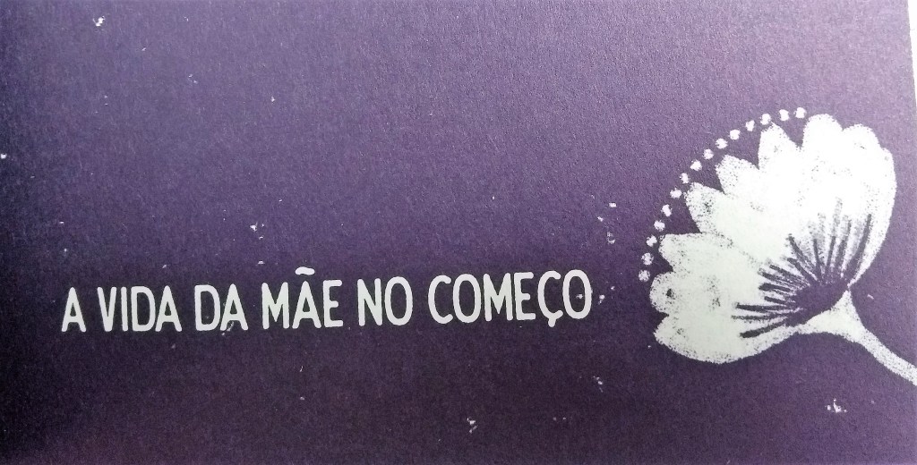 Abertura de capítulo do livro As Alegrias da Maternidade: A vida da mãe no começo.