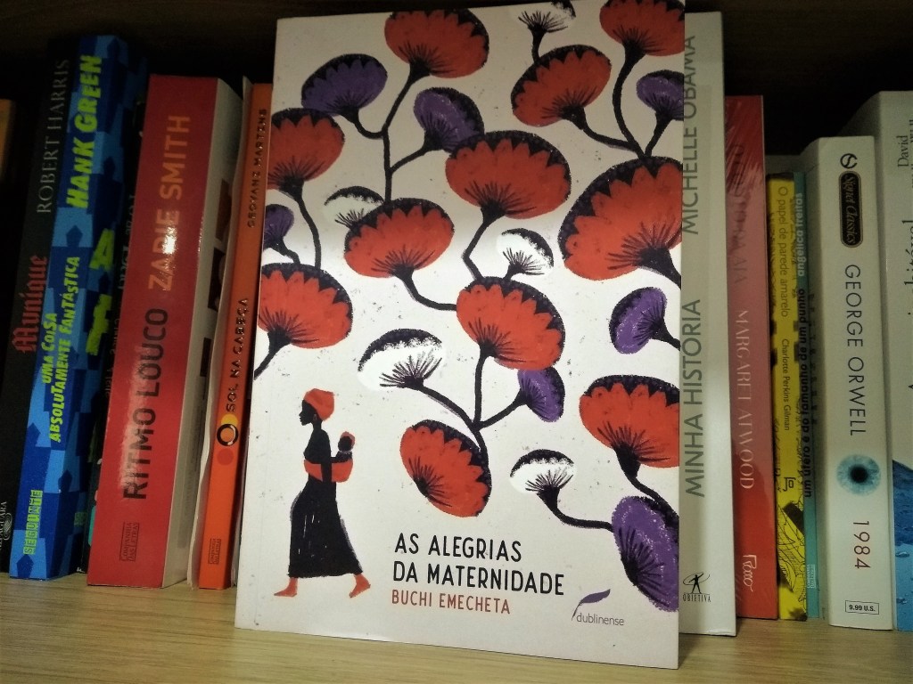Livro As Alegrias da Maternidade, da escritora nigeriana Buchi Emecheta.